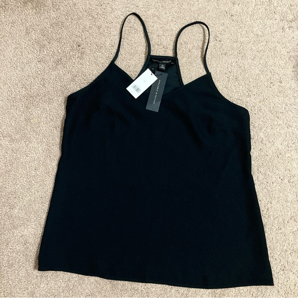 Banana Republic Tops - SOLD Banana Republic Black Racerback Camisole Spaghetti Strap Casual Lounge M
